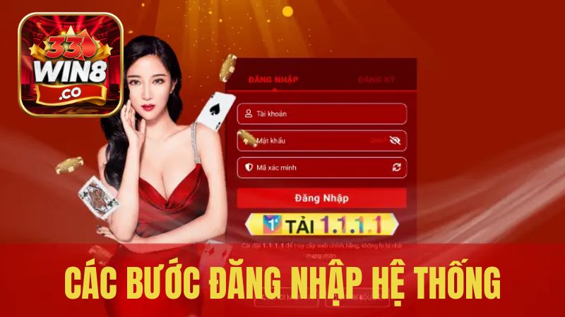 Các bước đăng nhập hệ thống